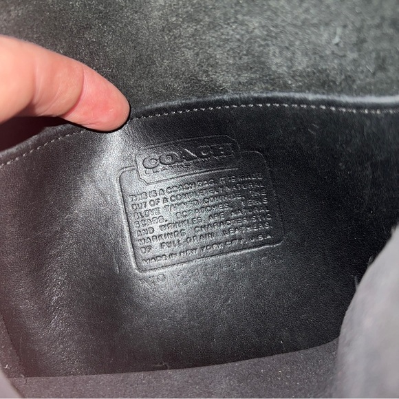 Coach Vintage Leather Flap Mini Crossbody Bag - Picture 8 of 12